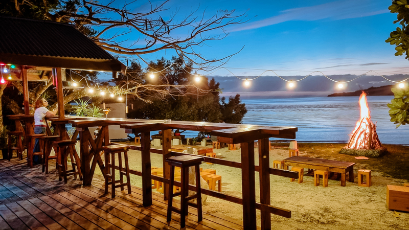 Sunset at the Banyan Beach Bar, Port Vila, Efate island, Shefa Province, Vanuatu. Photo: Vanuatu Tourism Office