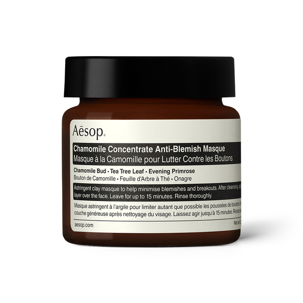 Aesop Unisex Chamomile Concentrate Anti-Blemish Masque, 60Ml - Contains Chamomile Bud, Tea Tree Leaf & Evening Primrose