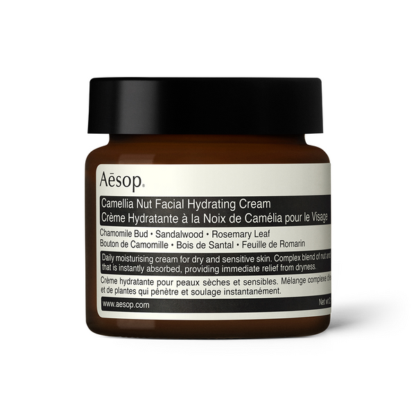 Aesop Unisex Cream Camellia Nut Facial Hydrating 60Ml - Contains Chamomile Bud, Sandalwood & Rosemary Leaf