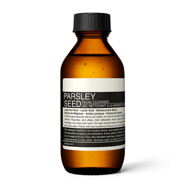 Aesop Unisex Parsley Seed Facial Cleanser, 100Ml - Contains Licorice Root, Lactic Acid & Blackcurrant Seed