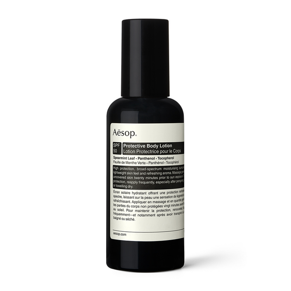 Aesop Unisex Protective Body Lotion Spf50, 150Ml - Contains Spearmint Leaf, Panthenol & Tocopherol