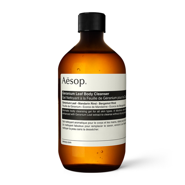 Aesop Unisex Green Geranium Leaf Body Cleanser, 500Ml Refill - Contains Geranium Leaf, Mandarin Rind & Bergamot Rind