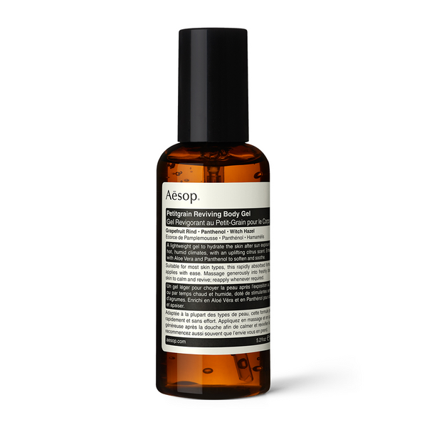 Aesop Unisex Green Petitgrain Reviving Body Gel, 150Ml - Contains Grapefruit Rind, Panthenol & Witch Hazel