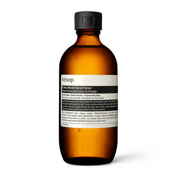 Aesop Unisex In Two Minds Facial Toner, 200Ml - Contains Witch Hazel, Niacinamide & Chamomile Bud