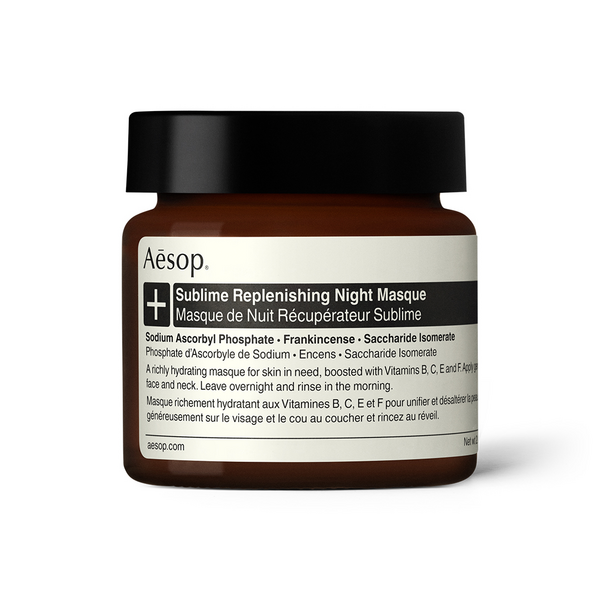 Aesop Unisex Cream Sublime Replenishing Night Masque, 60Ml - Contains Sodium Ascorbyl Phosphate, Frankincense & Saccharide Isomerate