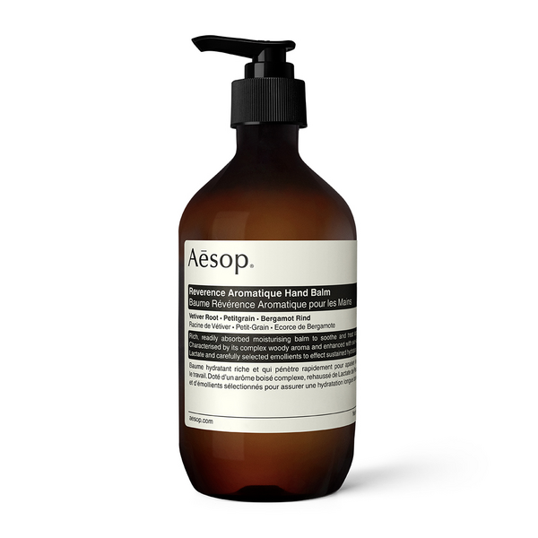 Aesop Unisex Reverence Aromatique Hand Balm, 500Ml - Contains Bergamot Rind, Vetiver Root & Petitgrain