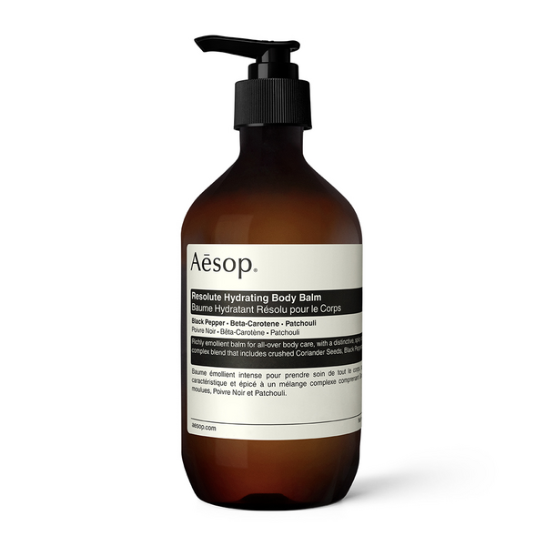 Aesop Unisex Black Resolute Hydrating Body Balm, 500Ml - Contains Pepper, Beta-Carotene & Patchouli