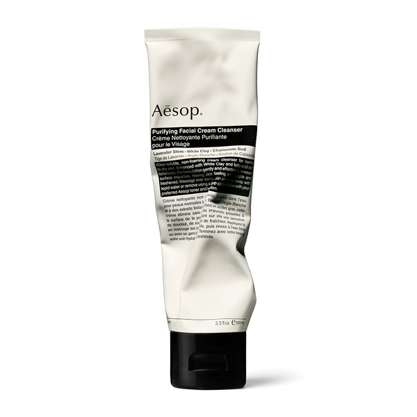 Aesop Unisex Cream/Lavender/White Purifying Facial Cleanser, 100Ml - Contains Stem, Clay & Chamomile Bud